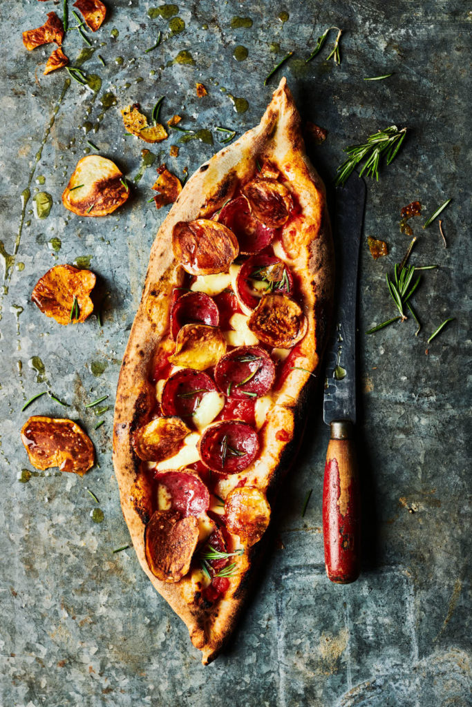 Wicked pizza, Food and drink photography capturing food and recipes, produced in a Sussex studio for editorial and brand use by Rob Morris
